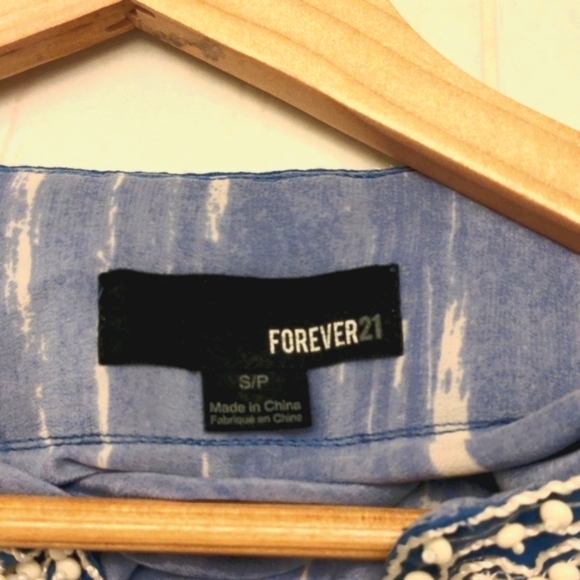 Forever21 Boho beaded Tunic Sz S - Picture 6 of 6